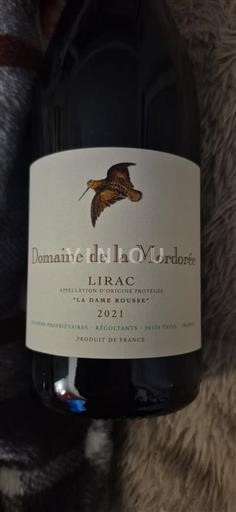 Вина Rouge sec La Dame Rousse Domaine La Mordorée 2021 Francuska Рона долина Лирак AOC