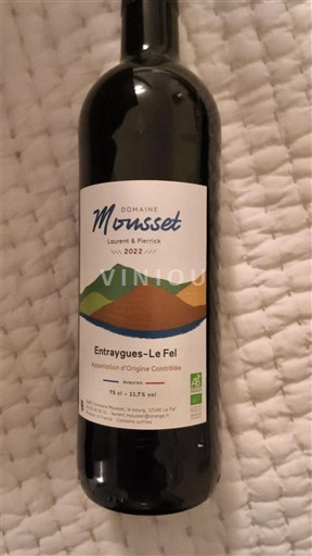 Југозапад Entraygues-le-fel Domaine Mousset 2022