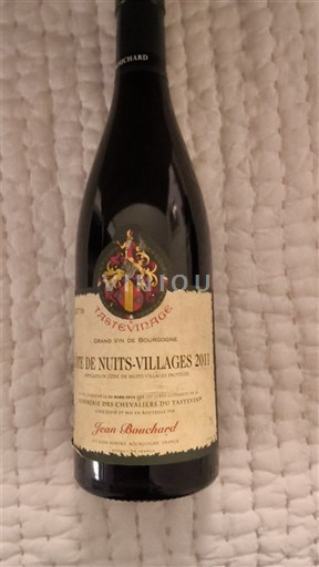 Víno Rouge sec Jean Bouchard 2011 Francie Burgundsko Côte de nuits villages AOC