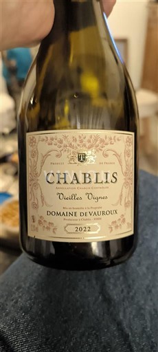 Burgund Chablis Domaine Vauroux Vieilles Vignes 2022