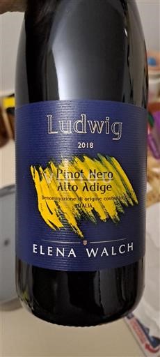 Viner Rouge sec Ludwig Elena Walch 2018 Italien Veneto Valdadige DOC