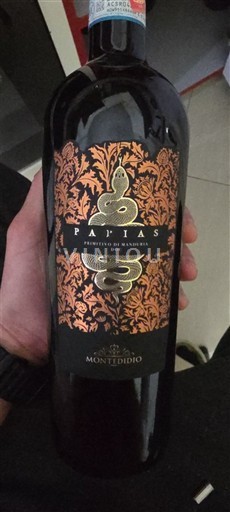 Pulia Primitivo di Manduria Montedidio Papias Jo Viti