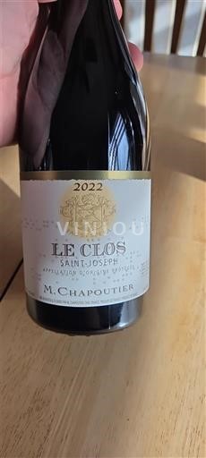Vinos Rouge sec Le Clos M. Chapoutier 2022 Francia Valle del Ródano Saint-Joseph AOC