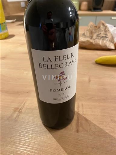 Vina Rouge sec La Fleur Belgrave 2022 Francija Bordeaux Pomerol AOC