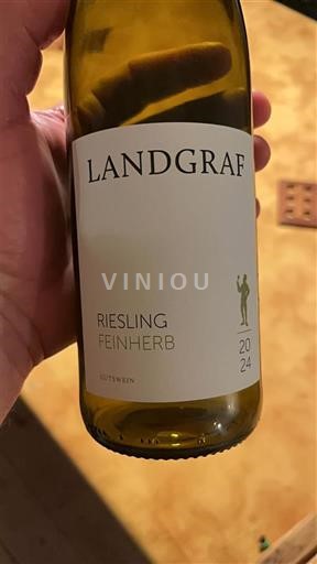 Viner Blanc demi-sec Riesling Feinherb Landgraf 2024 Tyskland Rheinhessen