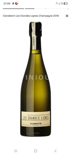 Shampanjë Clandestin Les Grandes Lignes 2018