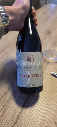 Lugina e Ronës Vacqueyras Bessons Dupré Réserve Bessons Dupré 2024