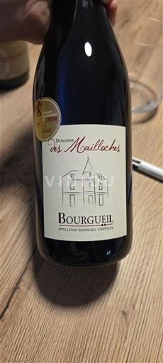 Verërat Rouge sec Domaine Mailloches 2020 Francë Lugina e Luarës Bourgueil AOC