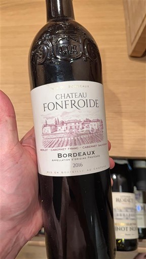 Vine Rouge sec Château Fonfroide 2016 Frankrig Bordeaux AOC