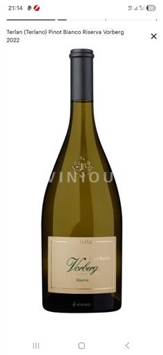 Trentino-Južni Tirol Južni Tirol Terlan Vorberg Riserva 2022