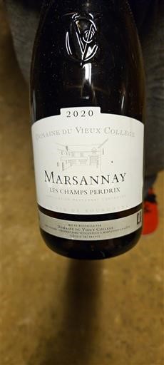 Burgundsko Marsannay Domaine Vieux Collège Les Champs Perdrix 2020