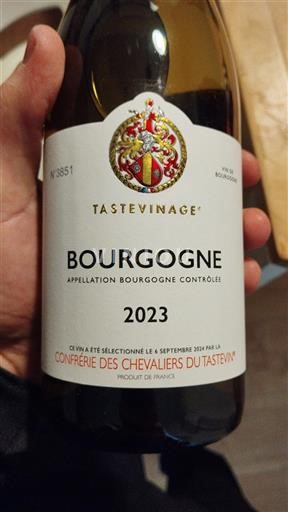 Wines Blanc demi-sec Tastevinage 2023 France Burgundy AOC