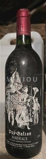 Viner Rouge sec Puy Galion Non millésimé Frankrike Bordeaux AOC