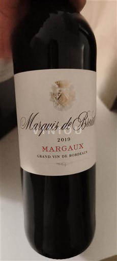 Burdeos Margaux Marquis de Briott 2019