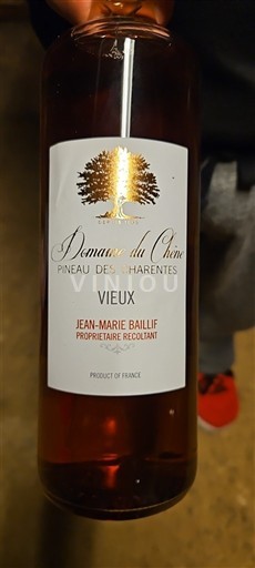 Poitou-Šarant Pineau des Charentes Domaine Chêne Vieux Невинтиджирано