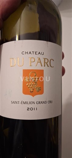 Bordeaux Saint-Émilion Grand Cru Grand Cru Château Parc 2011
