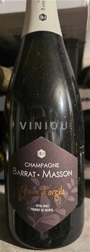 Peneča vina Blanc extra-brut Grain d'argile Barrat-Masson Non millésimé Francija Šampanja Šampanjec AOC
