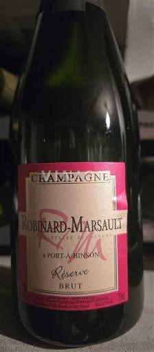 Musserende viner Blanc brut Réserve Robinard-Marsault Non millésimé Frankrike Champagne AOC