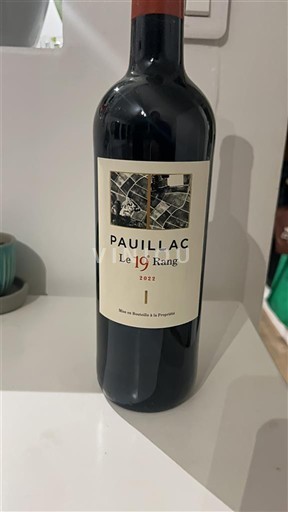 Weine Rouge sec Le 19 Rang 2022 Frankreich Bordeaux Pauillac AOC