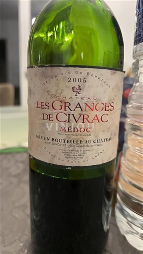 Bordoja Médoc Château Les Granges de Civrac 2005