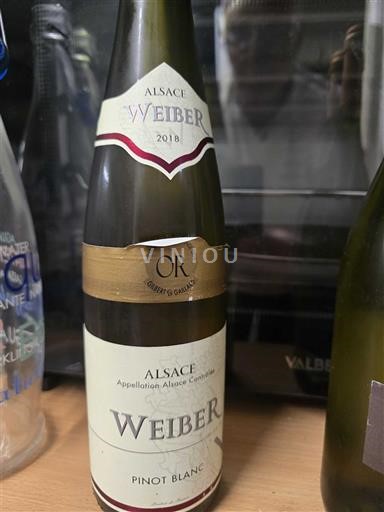 Vinos Blanc sec Weiber 2018 Francia Alsacia Vin de France