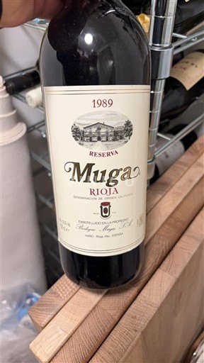 Wijnen Rouge sec Reserva Muga 1989 Spanje La Rioja Rioja DO