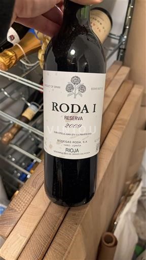 Vinos Rouge sec Roda I Reserva Bodegas Roda 2009 España La Rioja Rioja DO