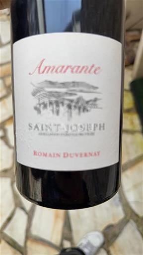 Valle del Ródano Saint-Joseph Romain Duvernay Amarante 2020