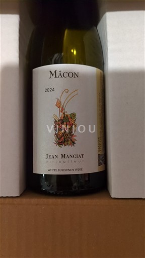 Вина Blanc sec Jean Manciat 2024 Francuska Burgundija Макон и макон-села AOC