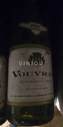 Lugina e Luarës Vouvray EARL Pierre Champion 2007