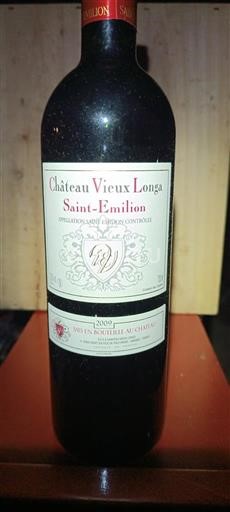 Bordoja Saint-Émilion Château Vieux Longa 2009