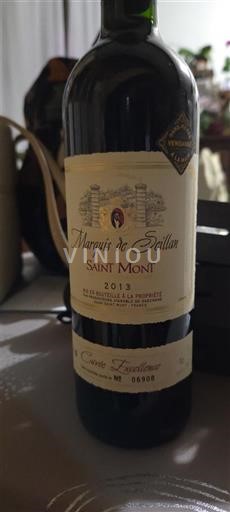 Jugperëndim Saint-Mont Marquis de Seillan Tradition 2013