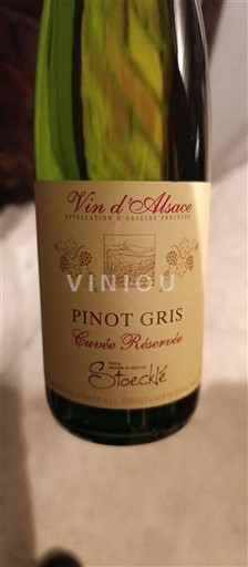 Alsace Pinot gri. Stoecklé Réservée 2022