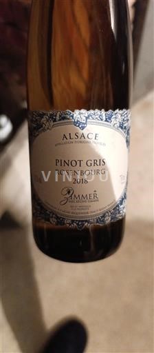 Alsace Pinot xám Bammer Rosenbourg 2018