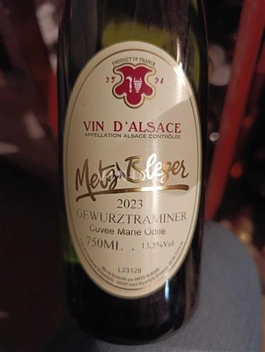 Alsace Gewurztraminer Metz-Bleger Marie Odile 2023