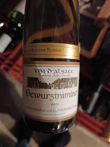 Weine Blanc sec Augustin Florent 2023 Frankreich Elsass Gewürztraminer AOC