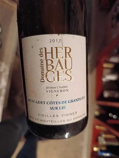 Loiredalen Ikke spesifisert Domaine Herbauges Vieilles Vignes 2017