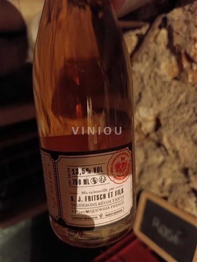 Vinos Rosé sec J. Fritsch et Fils Non millésimé Francia Alsacia Vin de France
