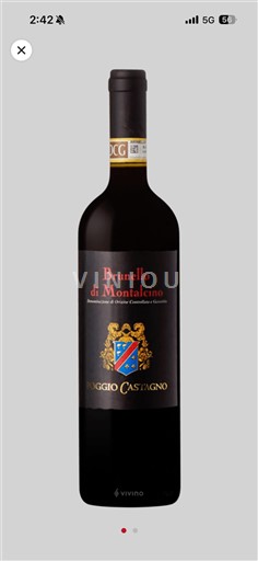 Toskana Brunello di Montalcino Poggio Castagno 2019