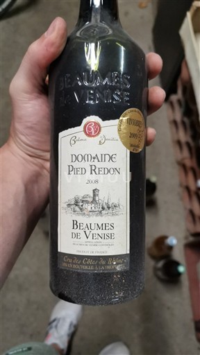 Thung lũng Rhône Beaumes de Venise Domaine Pied Redon 2008