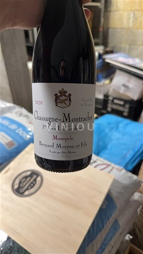 Burgundi Chassagne-montrachet Premier Cru Bernard Moreau et Fils 1er Cru La Cardeuse Monopole 2020
