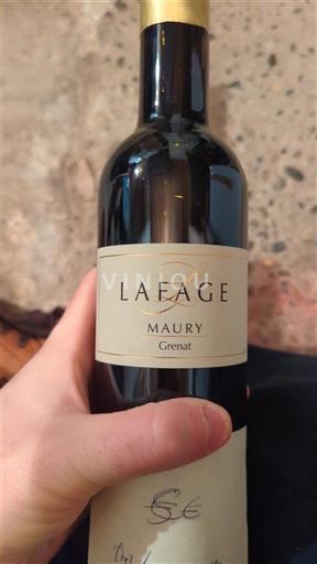 Víno Rouge sec Grenat Domaine Lafage Non millésimé Francie Roussillon Maury AOC