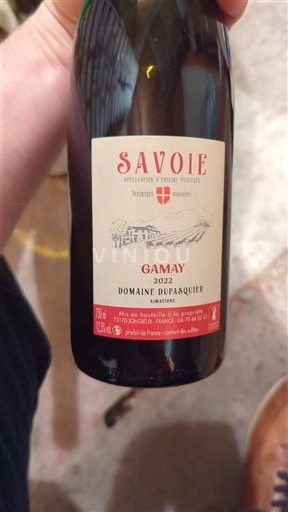 Savoja i Bugej Савоја Domaine Dupasquier 2022