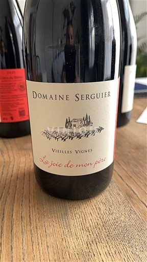 Вина Rouge sec La joie de mon père Domaine Serguier 2025 Francuska Рона долина Шатонеф-дю-Пап AOC