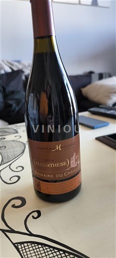 Lugina e Luarës Coteaux-du-giennois Domaine Chaille La Parenthèse Jo Viti