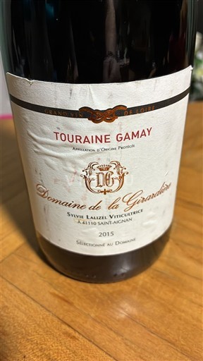 Loiredalen Ikke spesifisert Domaine La Girardière 2015