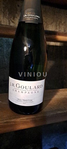 Vera e gazuar Blanc brut Brut Tradition J.M. Goulard 2024 Francë Shampanjë AOC