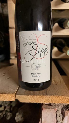 Viner Rouge sec Pinot Noir Barrique Domaine Jean Sipp 2018 Frankrike Alsace Vin de France