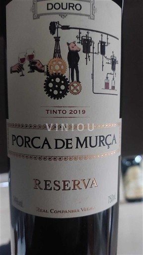 Víno Rouge sec Porca de Murça Reserva Real Companhia Velha 2019 Portugalsko Douro Vinho de mesa