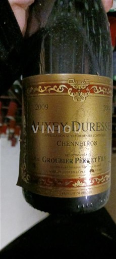 Vine Rouge sec Chenetron Groubier Perret Fils 2009 Frankrig Bourgogne Auxey-duresses AOC